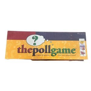 THE POLL GAME A GAME OF OPINIONS WHERE YOUR OPINION COUNTS! NEW Sealed